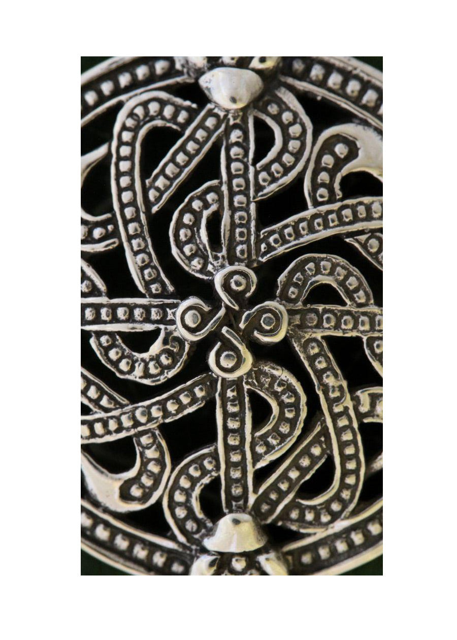 Wikinger Kreuz Anhänger Silber – Midgardschlange Kettenanhänger aus 925 Sterling Silber