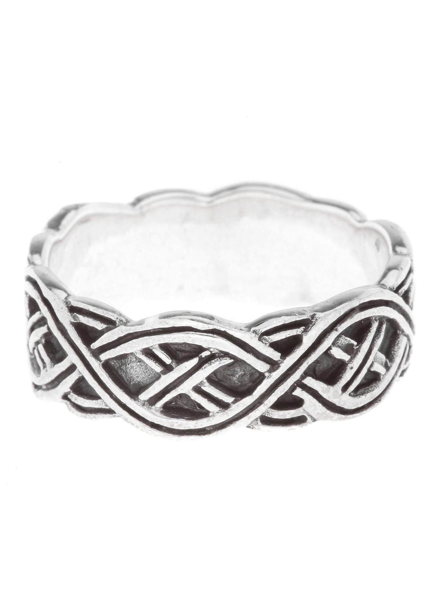 Nordmannen Ring aus Silber – Wikinger Knotenring 925 Sterling