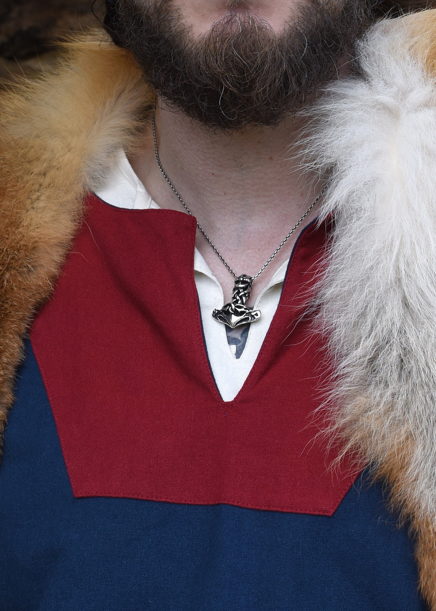 Thorshammer Anhänger Silber – Mjölnir Wikinger Kettenanhänger 925 Sterling Silber