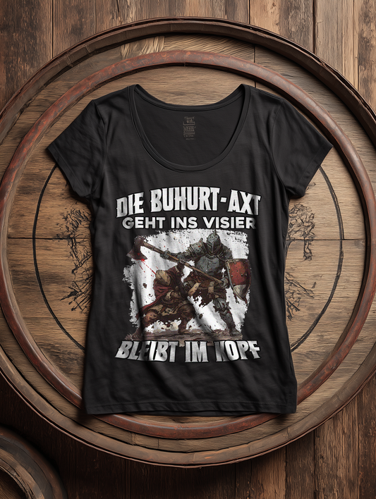 Buhurt Axt Damen T-Shirt Ritterkampf - Frauen Bio Lightweight T-Shirt