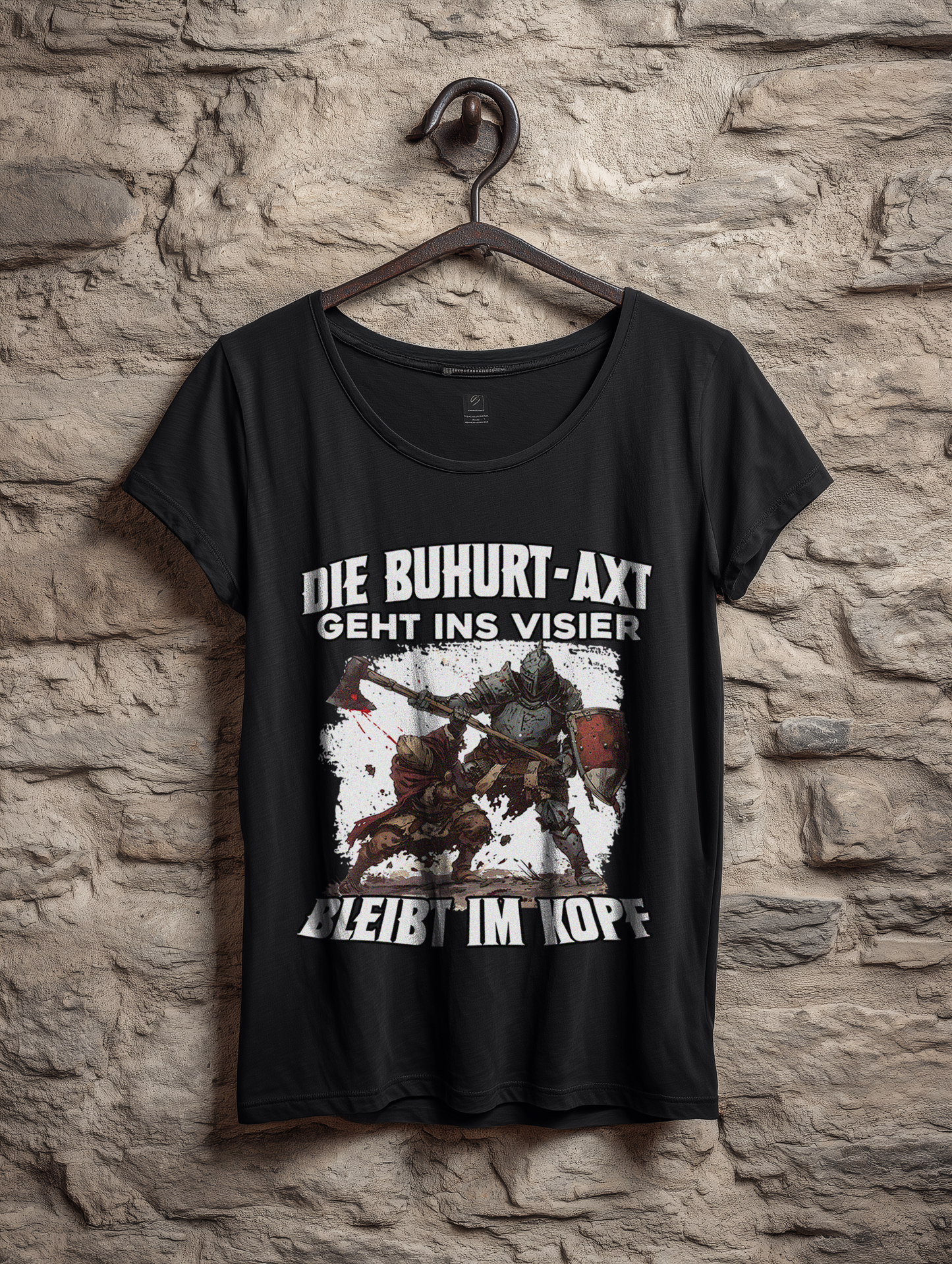 Buhurt Axt Damen T-Shirt Ritterkampf - Frauen Bio Lightweight T-Shirt