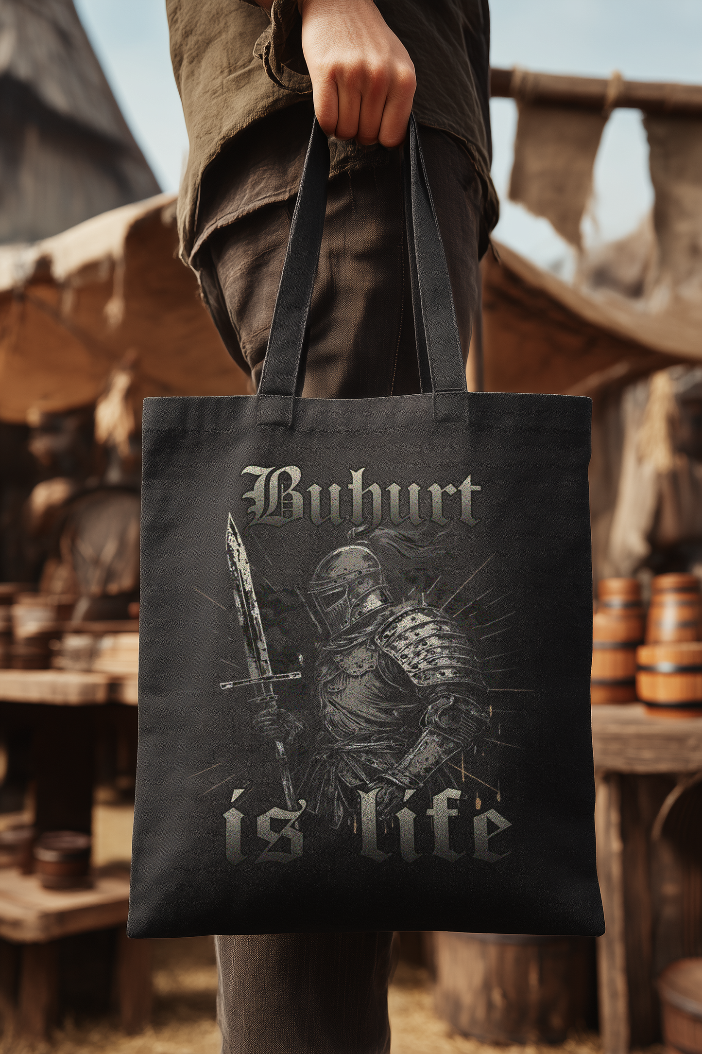 Buhurt is Life | Bio Stoffbeutel