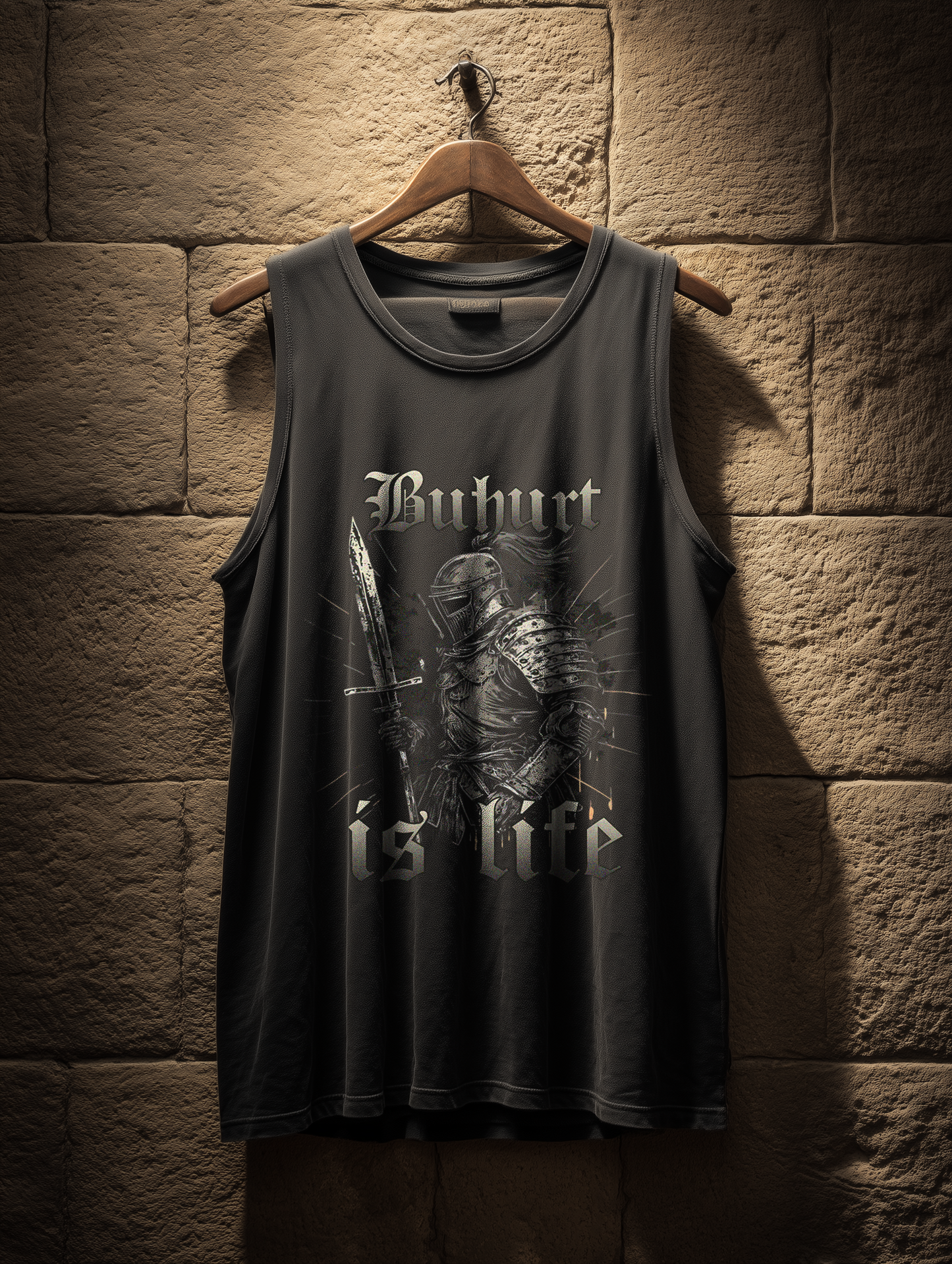 Buhurt is Life | Classic Knight Edition | Herren Bio Tank Top