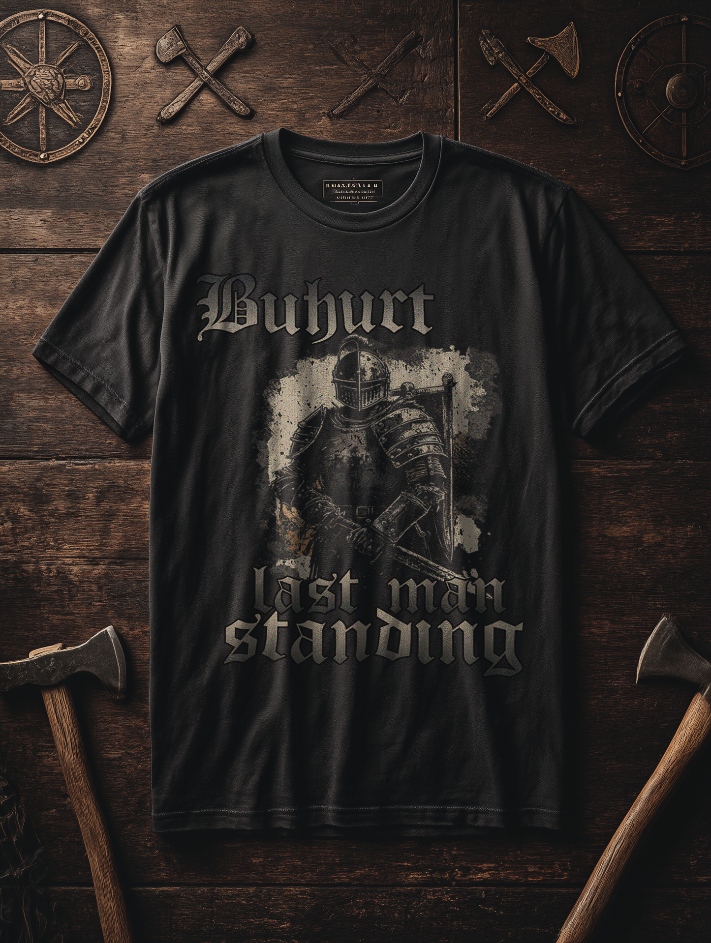 Buhurt Last Man Standing Shirt Oversize 240g Bio Baumwollen T-Shirt