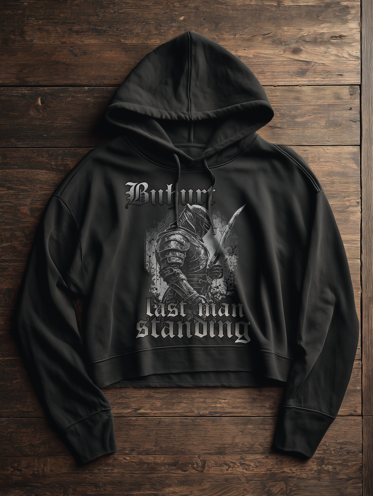 Buhurt Last Man Standing Damen Hoodie | Damen Bio Boxcut Hoodie