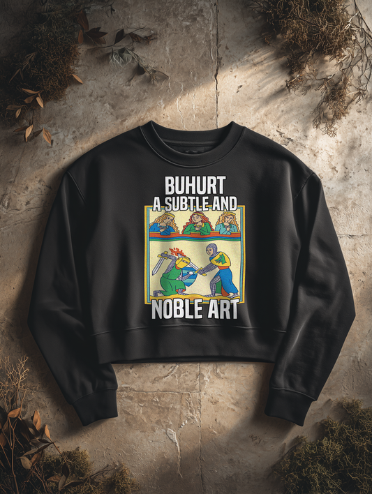 Damen Bio Boxcut Sweatshirt - "Eine Subtile Und Noble Kunst" Bouhourt Sweatshirt