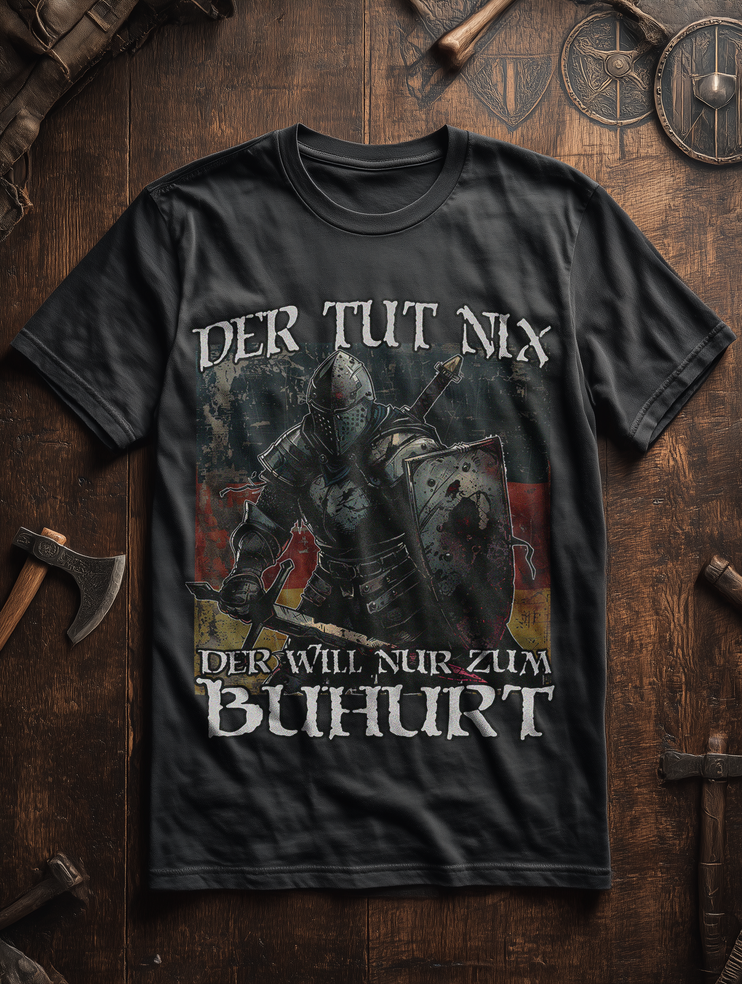Der tut nix Buhurt T-Shirt Herren 240g Bio Baumwolle | HEMA Mittelalter Shirt