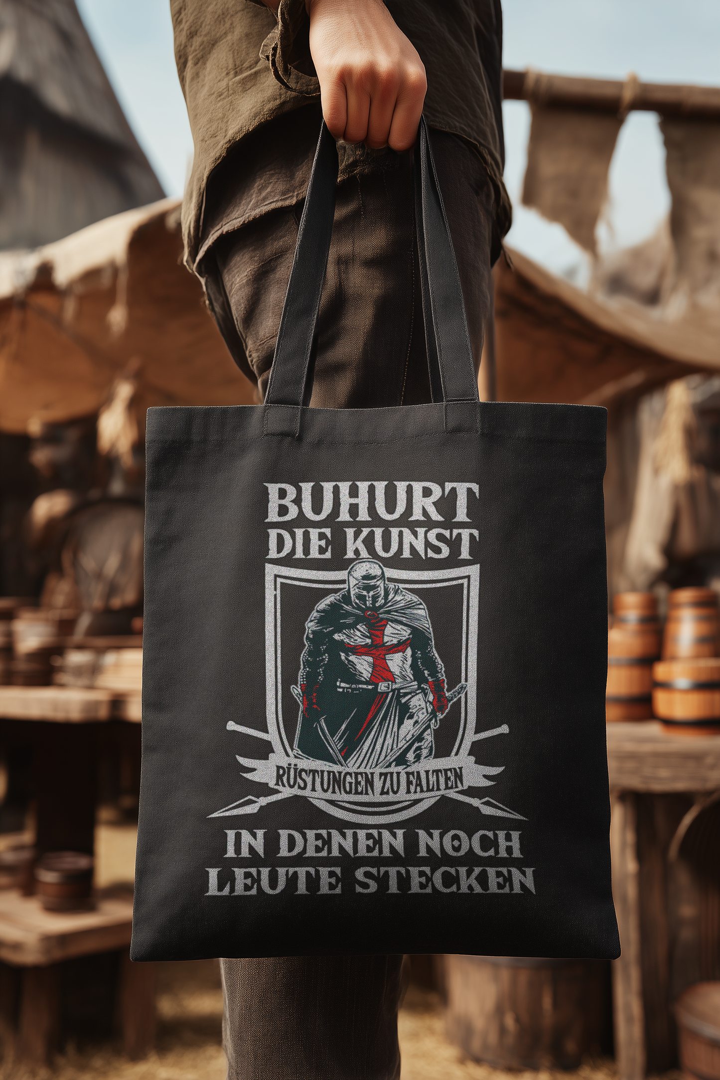 Buhurt – Die Kunst, Rüstungen zu falten | Bio Stoffbeutel
