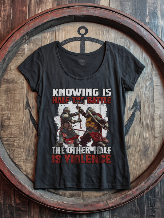 Knowing Is Half The Battle Buhurt Damen Shirt- Frauen Lightweight Bio T-Shirt