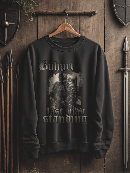 Buhurt Herren Sweatshirt |„Last Man Standing“ | Herren Premium Sweatshirt