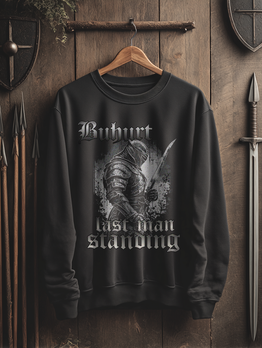 Buhurt Herren Premium Sweatshirts - "Last Man Standing" Bouhourt Männer Pullover