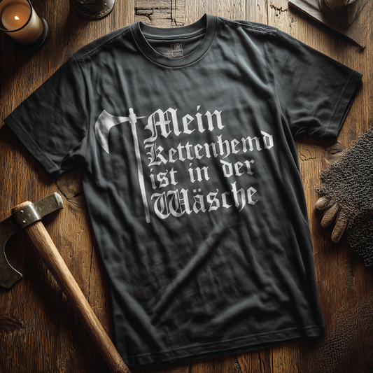 Buhurt Herren Premium T-Shirt | Kettenhemd ist in der Wäsche | Bouhourt T-Shirt