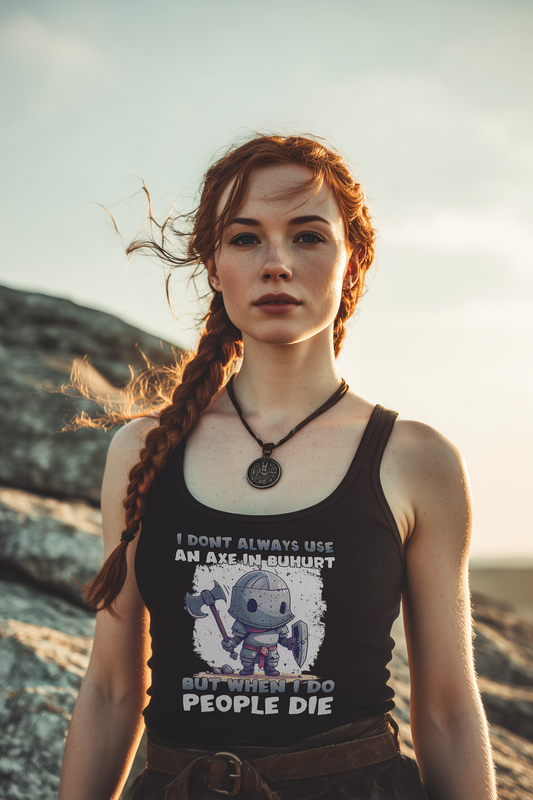 Chibi Buhurt Ritter Damen Tank Top - Frauen Bio Tank-Top