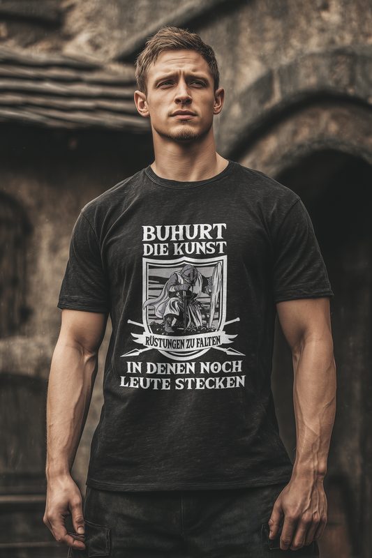 Buhurt Herren Premium T-Shirt - Die Kunst Rüstungen zu falten Männer Shirt