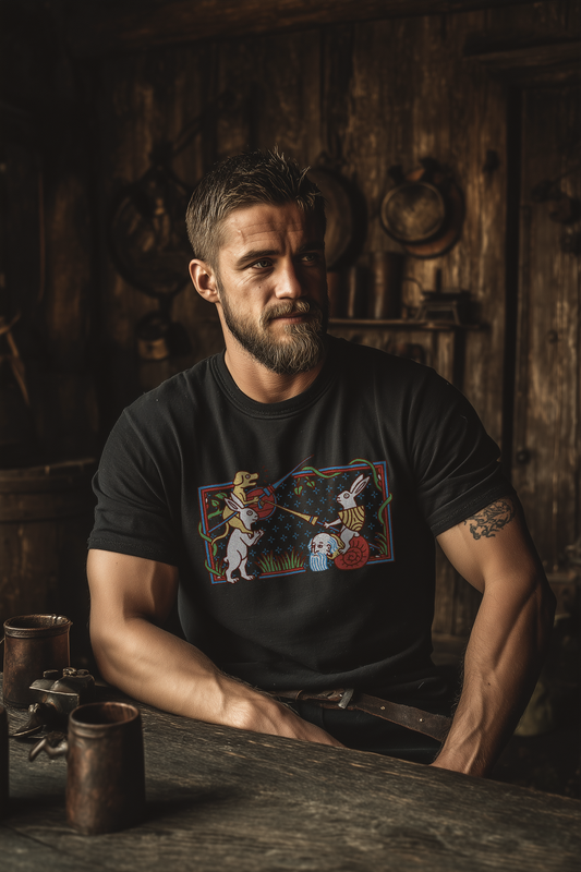 Buhurt Herren Premium T-Shirt | Mittelalterliche Marginalien | Buhurt T-Shirt