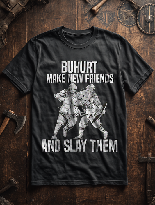 Buhurt Make New Friends Shirt 240g Oversize | HEMA Mittelalter