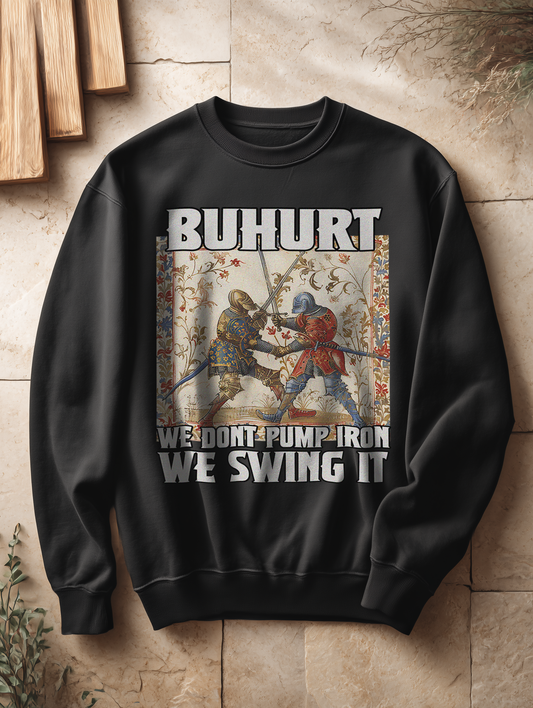 Buhurt Oversized Damen Pullover | Buhurt „We swing it“ | Oversized Sweatshirt