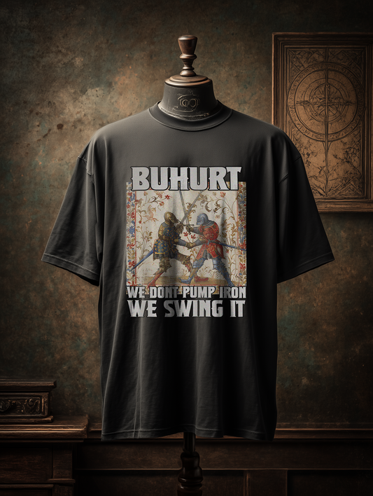 Buhurt We Swing It Shirt Oversize 240g Bio Baumwolle Oversized T-Shirt
