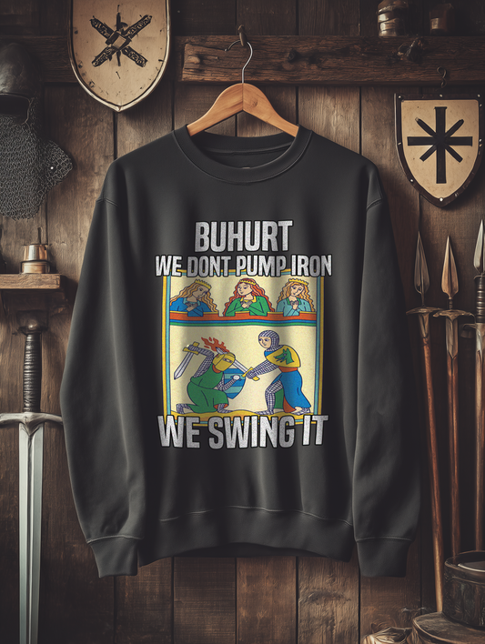 Buhurt Herren Sweatshirt | We Swing It | Bouhourt Männer Pullover
