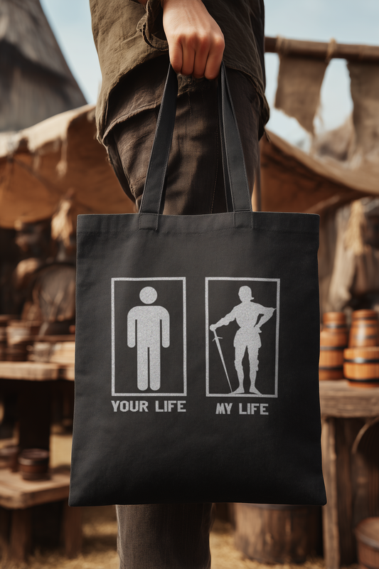 Buhurt Minimal | Your Life/ My Life | Bio Stoffbeutel