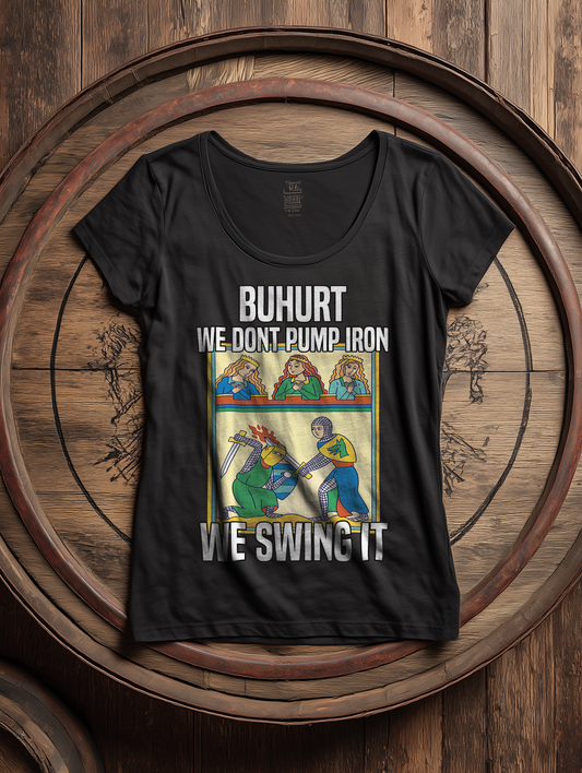 Buhurt We Swing It Damen Shirt - Frauen Bio Lightweight Bio T-Shirt