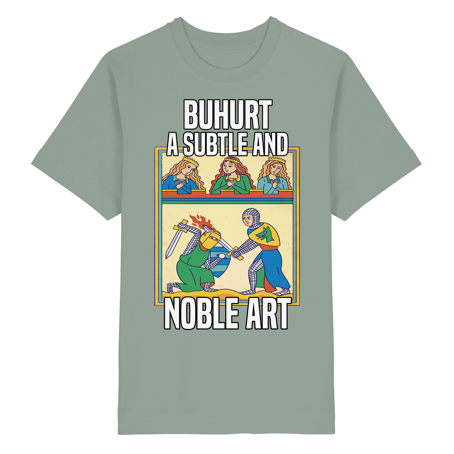Buhurt Eine Subtile Und Noble Kunst - Herren - Heavy Oversized Bio Shirt