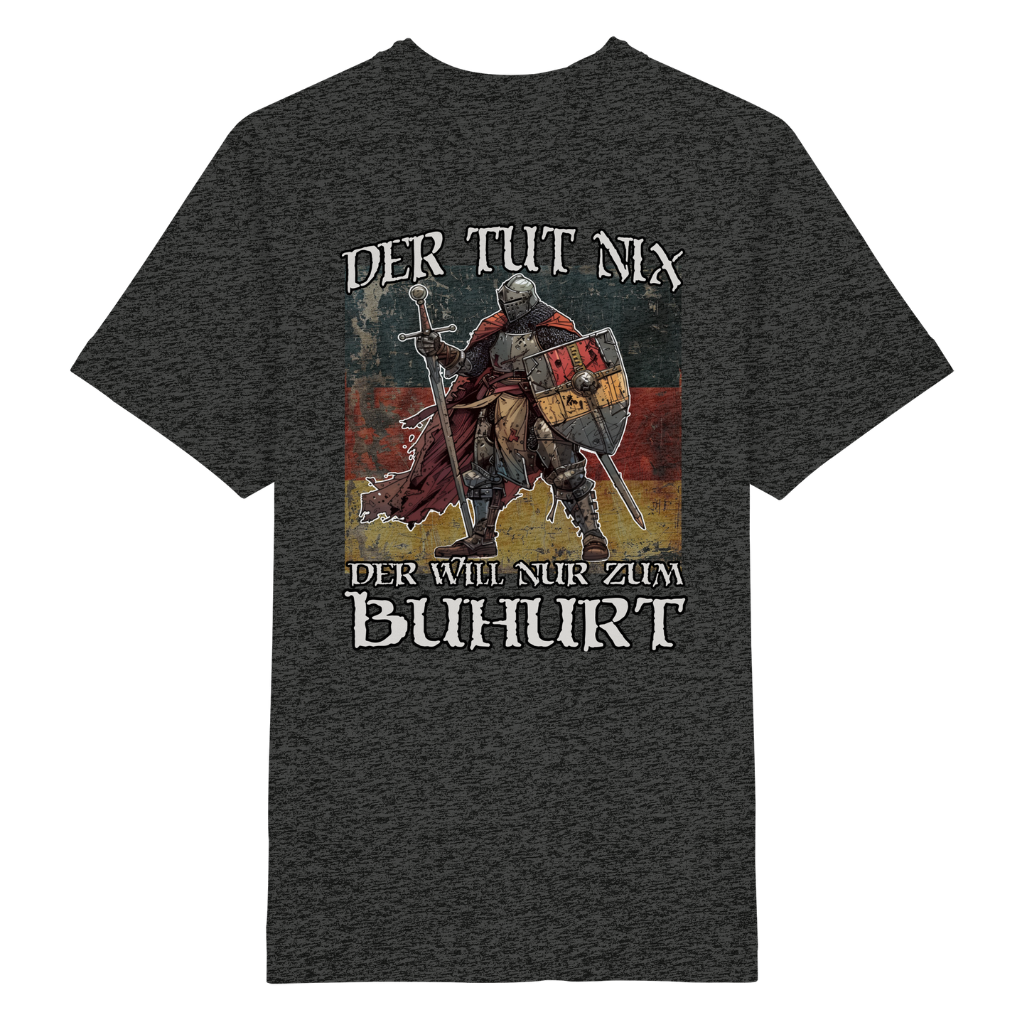 Der tut nix der will nur zum Buhurt Shirt 240g Oversize T-Shirt Bio Baumwolle