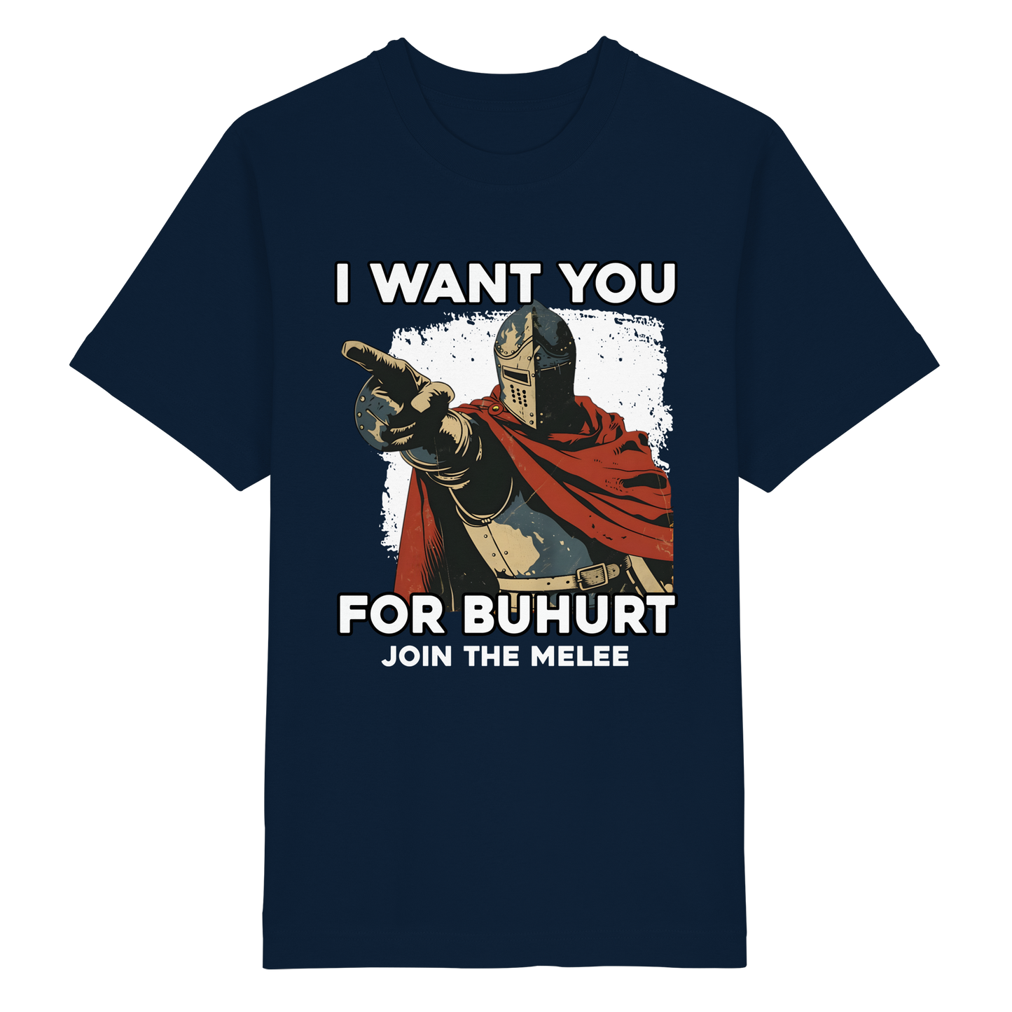 I Want You for Buhurt Shirt 240g Oversize Bio Baumwolle Oversized T-Shirt