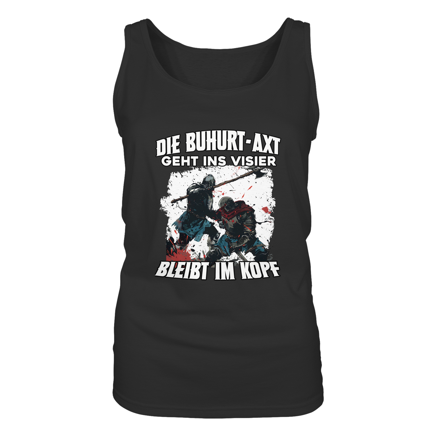 Buhurt Axt Humor Damen Tank Top - Frauen Bio Tank Top