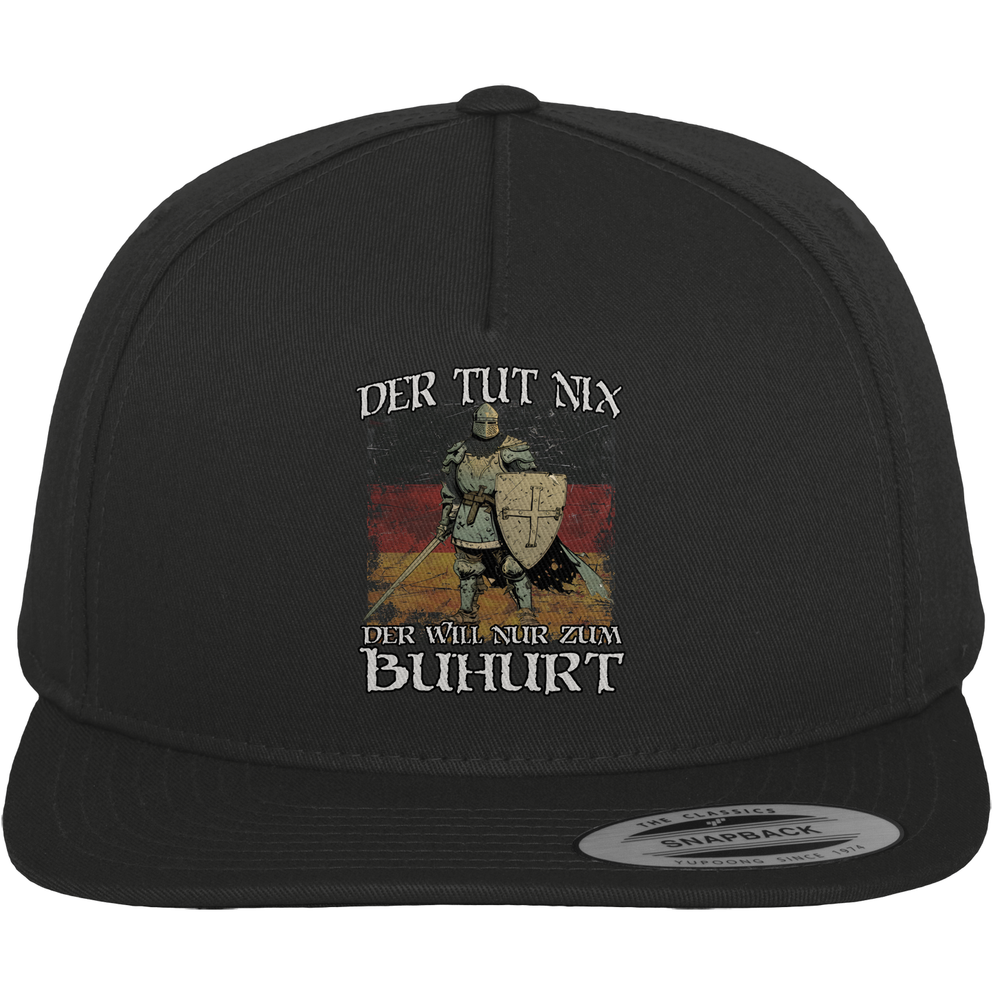 Der tut nix – der will nur zum Buhurt | Flag Edition | Premium Snapback Cap