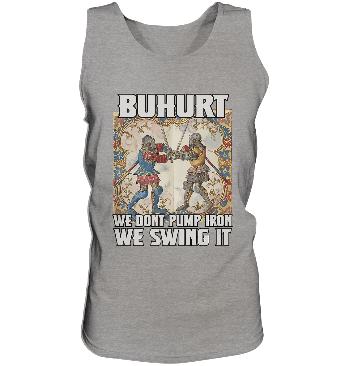 Buhurt Stundenbuch | Mittelalter Manuskript Edition | Herren Bio Tank Top