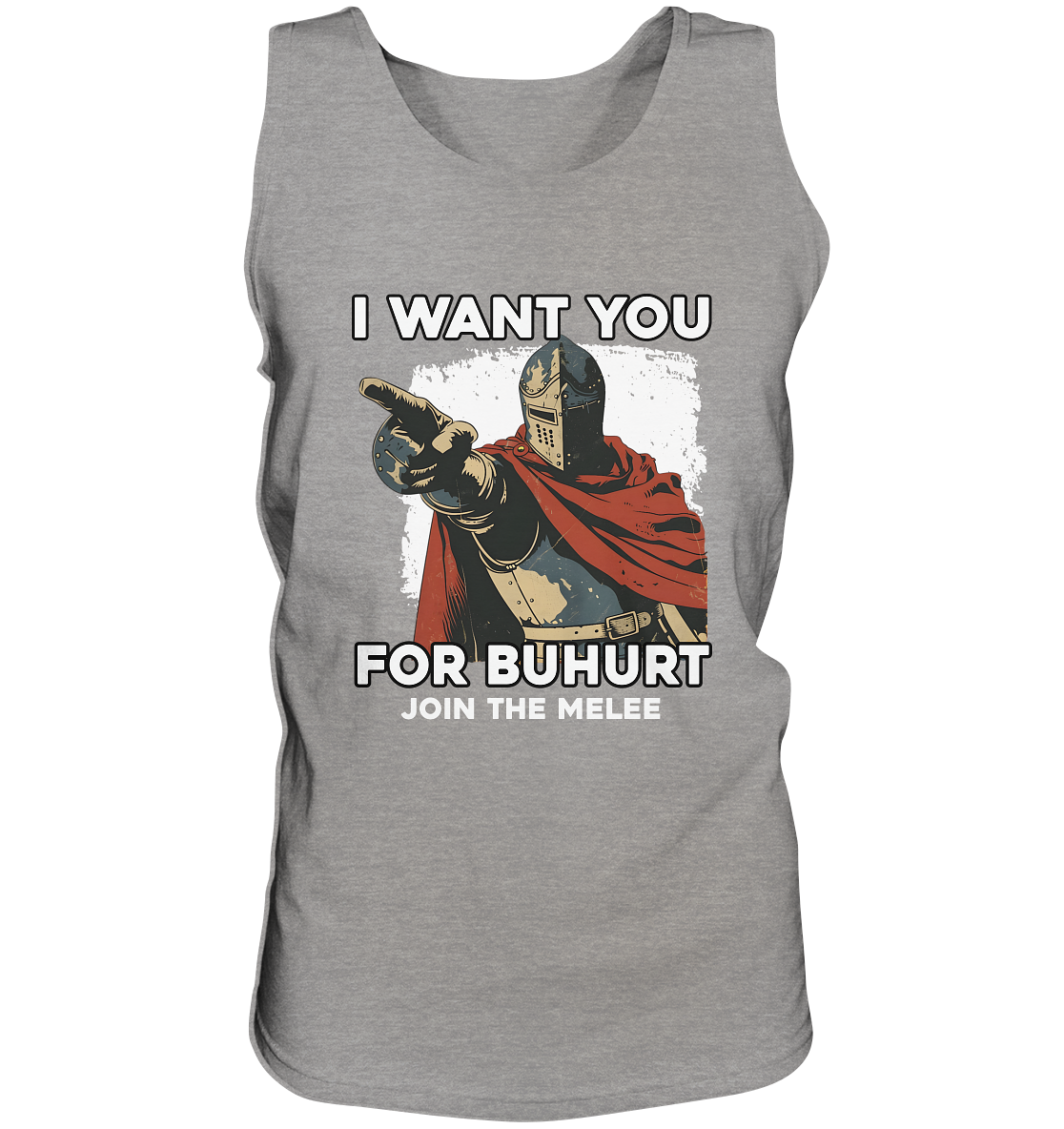 I Want You for Buhurt | Join the Melee | Herren Bio Tank Top