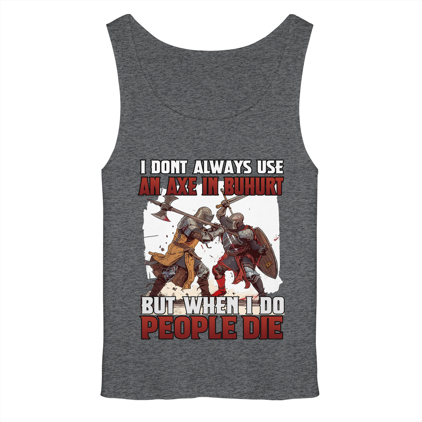 Buhurt Axt bleibt im Kopf – Impact Edition – Herren Bio Tank Top