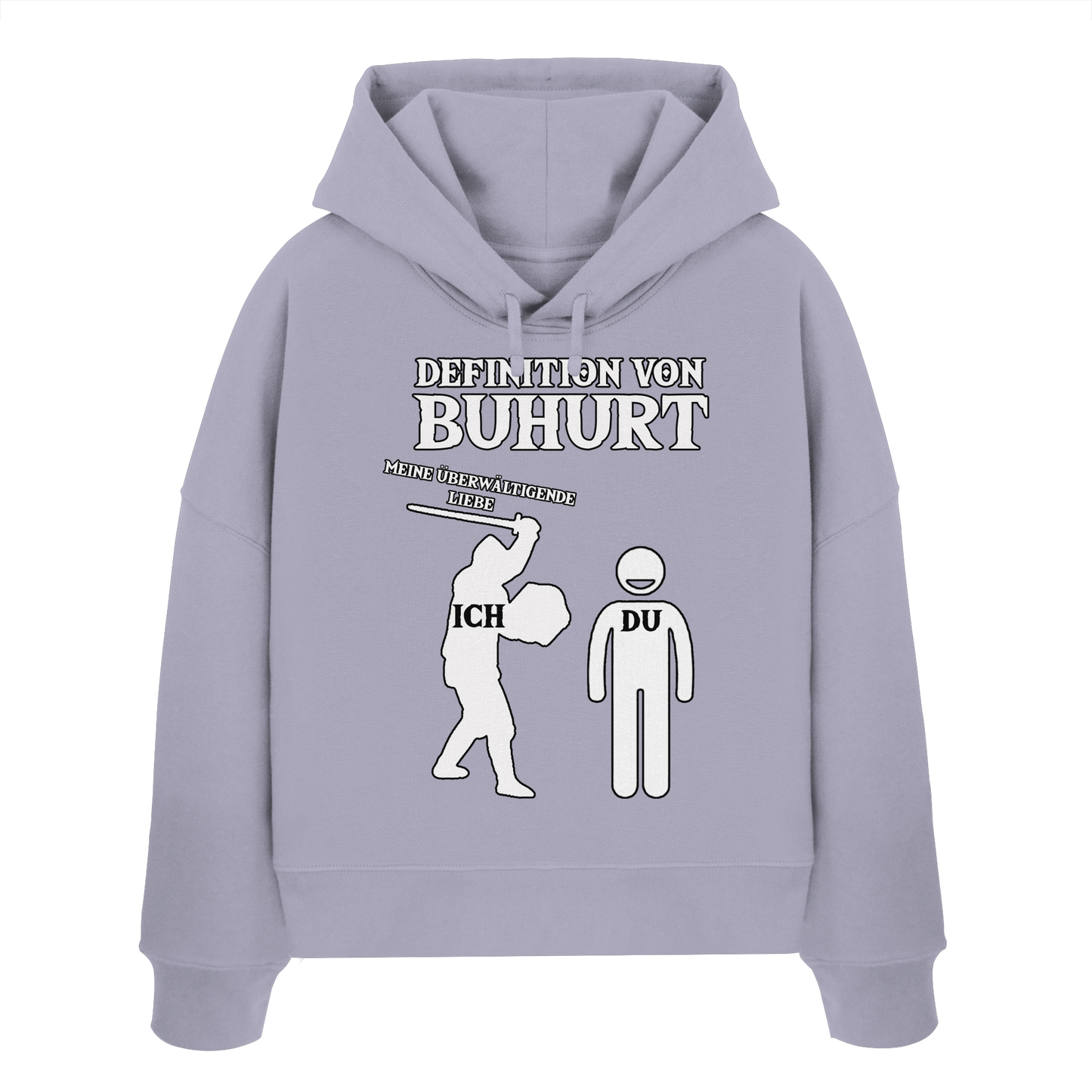Definition Buhurt | Damen Bio Boxcut Hoodie