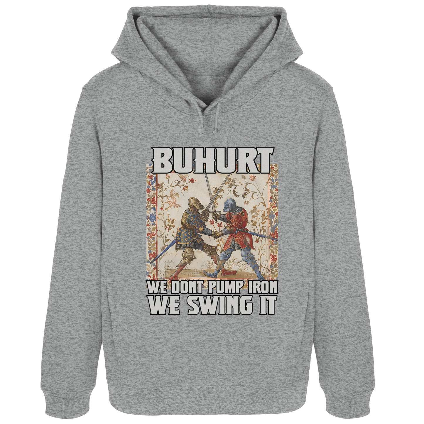 Stundenbuch – We Don’t Pump Iron We Swing It – Buhurt Damen Hoodie