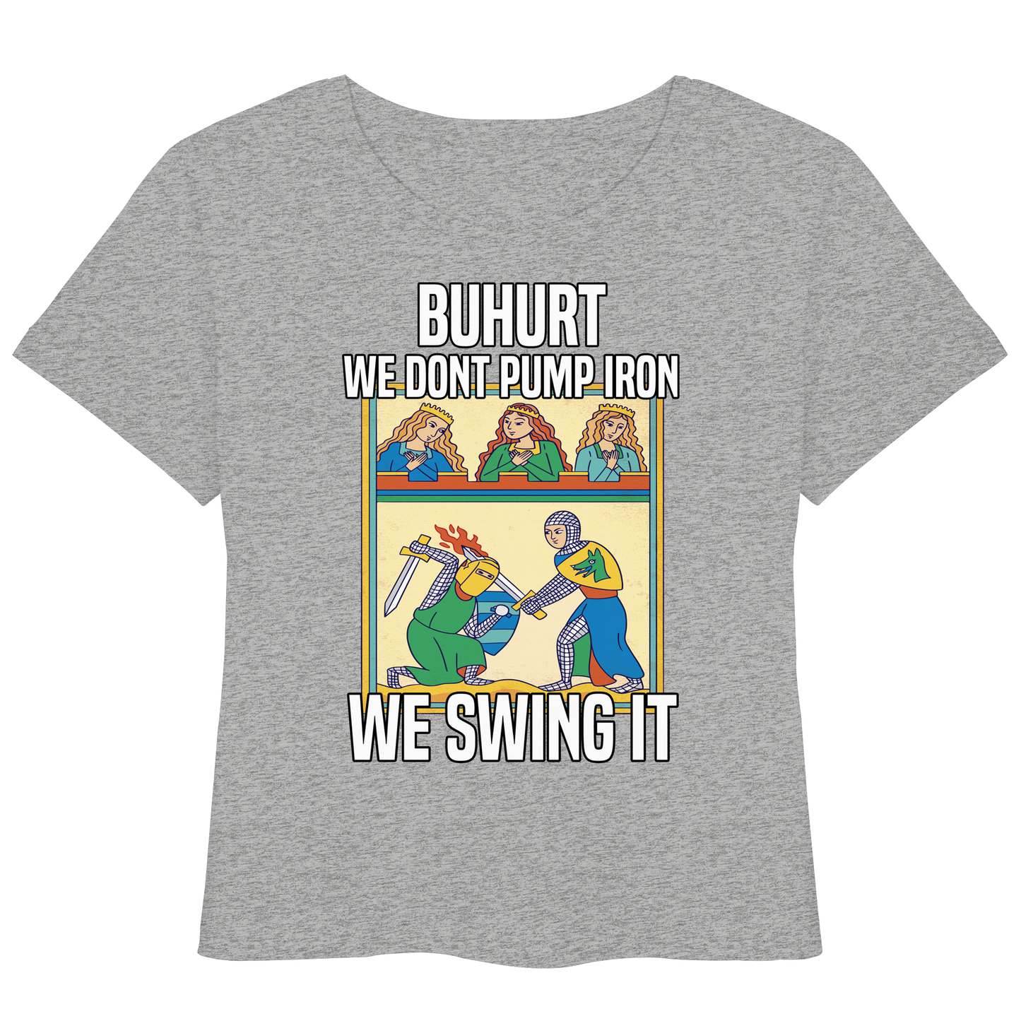 Buhurt We Swing It Damen Shirt - Frauen Bio Lightweight Bio T-Shirt