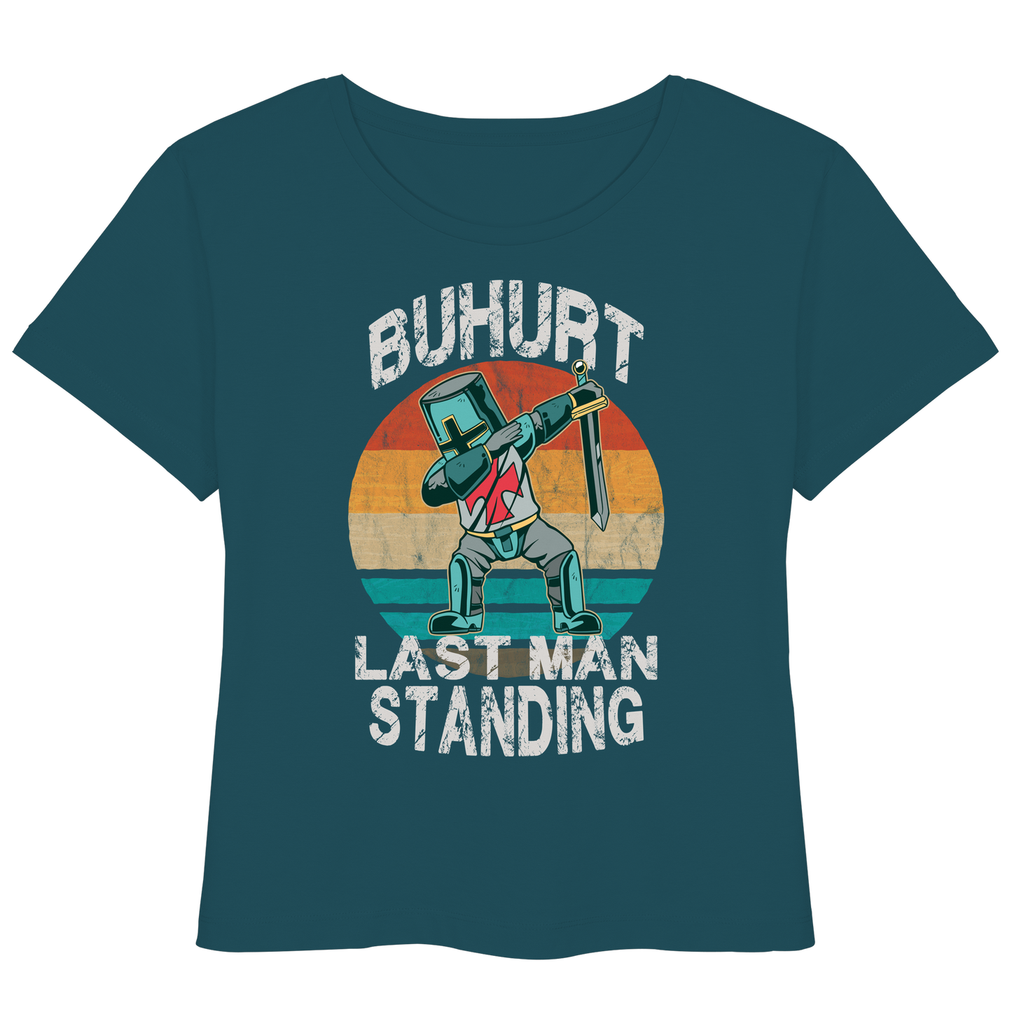 Buhurt Last Man Standing Damen Lightweight Shirt Bio Baumwolle Dabbing Knight