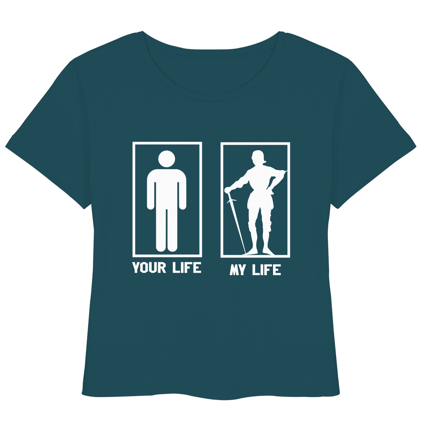 Buhurt Damen T-Shirt Your Life My Life - Bio Lightweight T-Shirt
