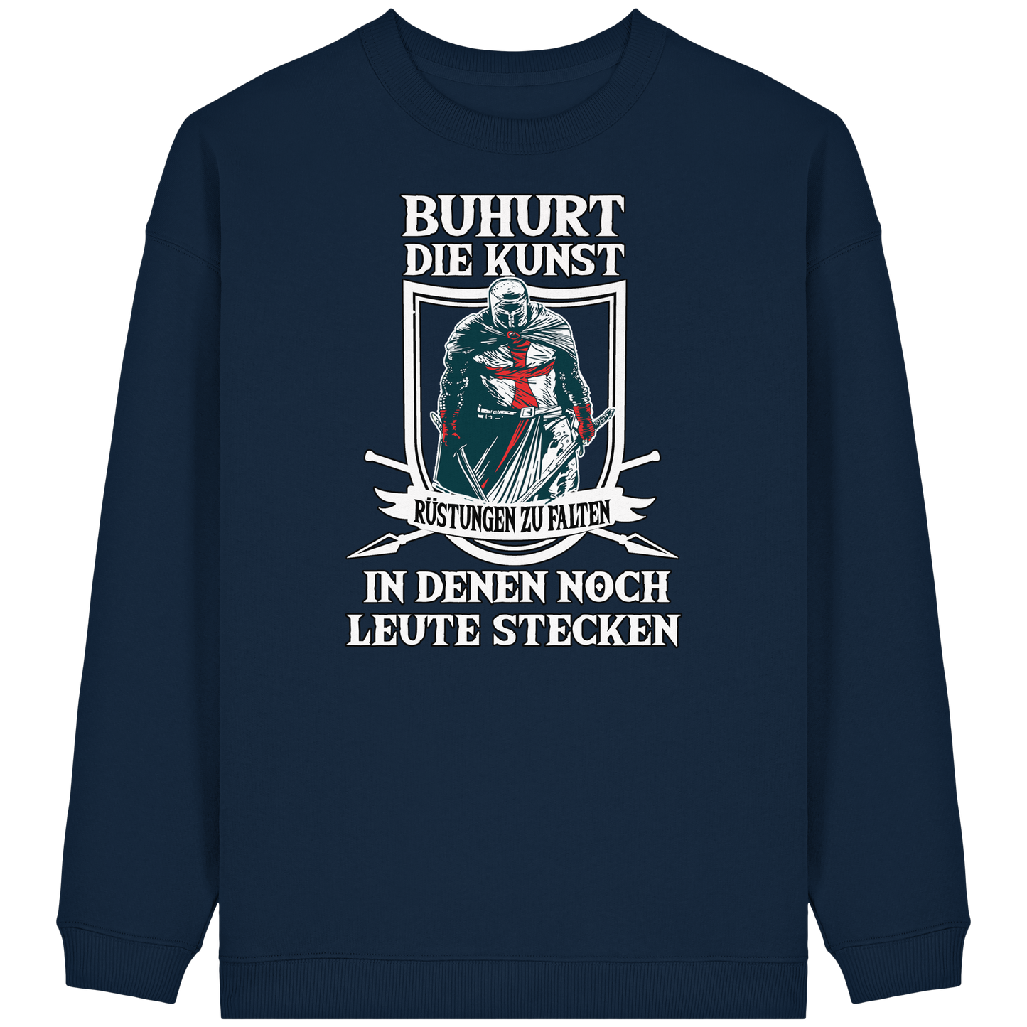 Die Kunst Rüstungen zu falten - Damen Oversized Buhurt Sweatshirt