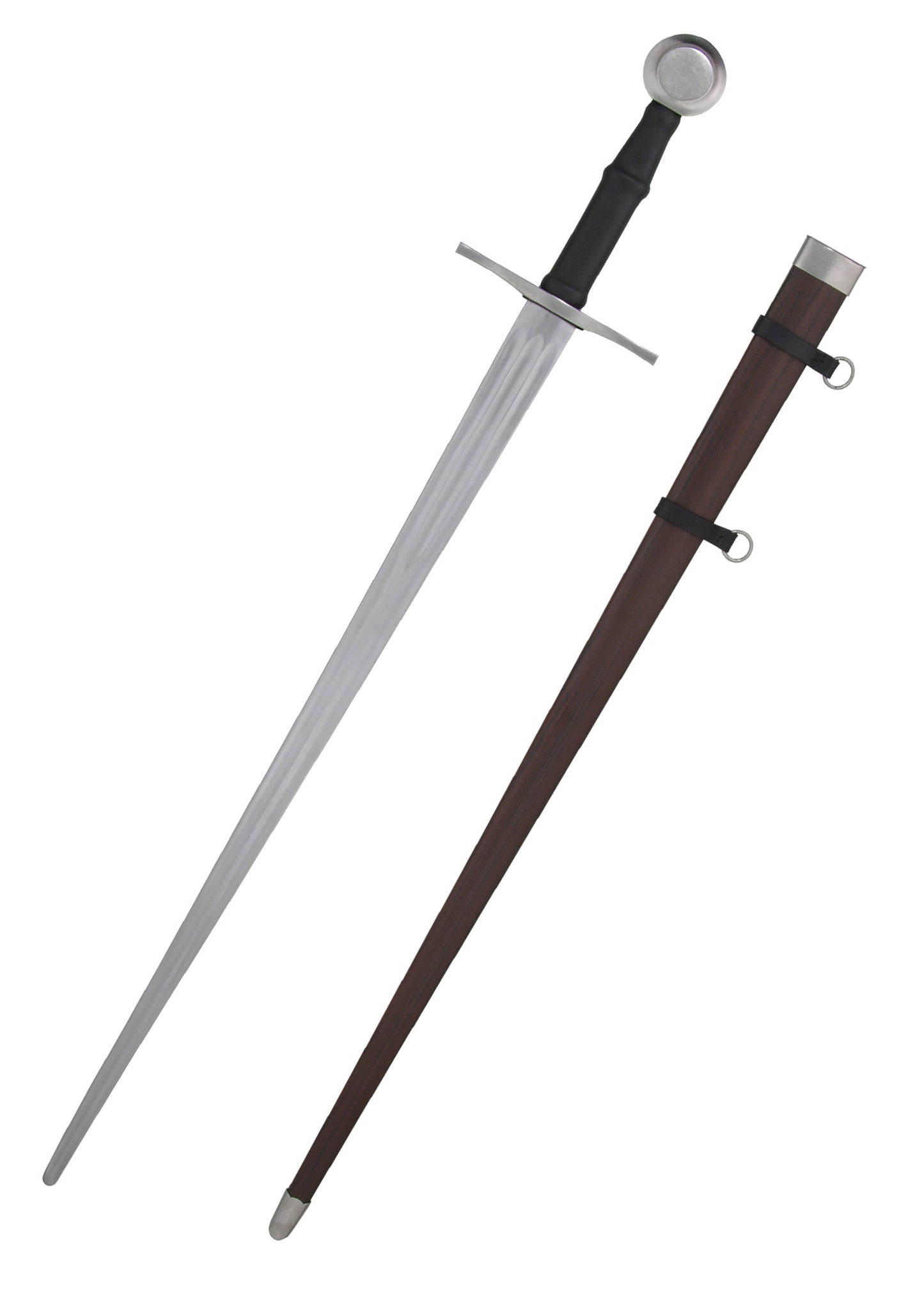 Anderthalbhänder Schaukampfschwert SK-B – Mittelalter Schwert aus 1090 Stahl (Hanwei SH2106)