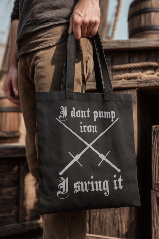 I Don’t Pump Iron | I Swing It | Bio Stoffbeutel