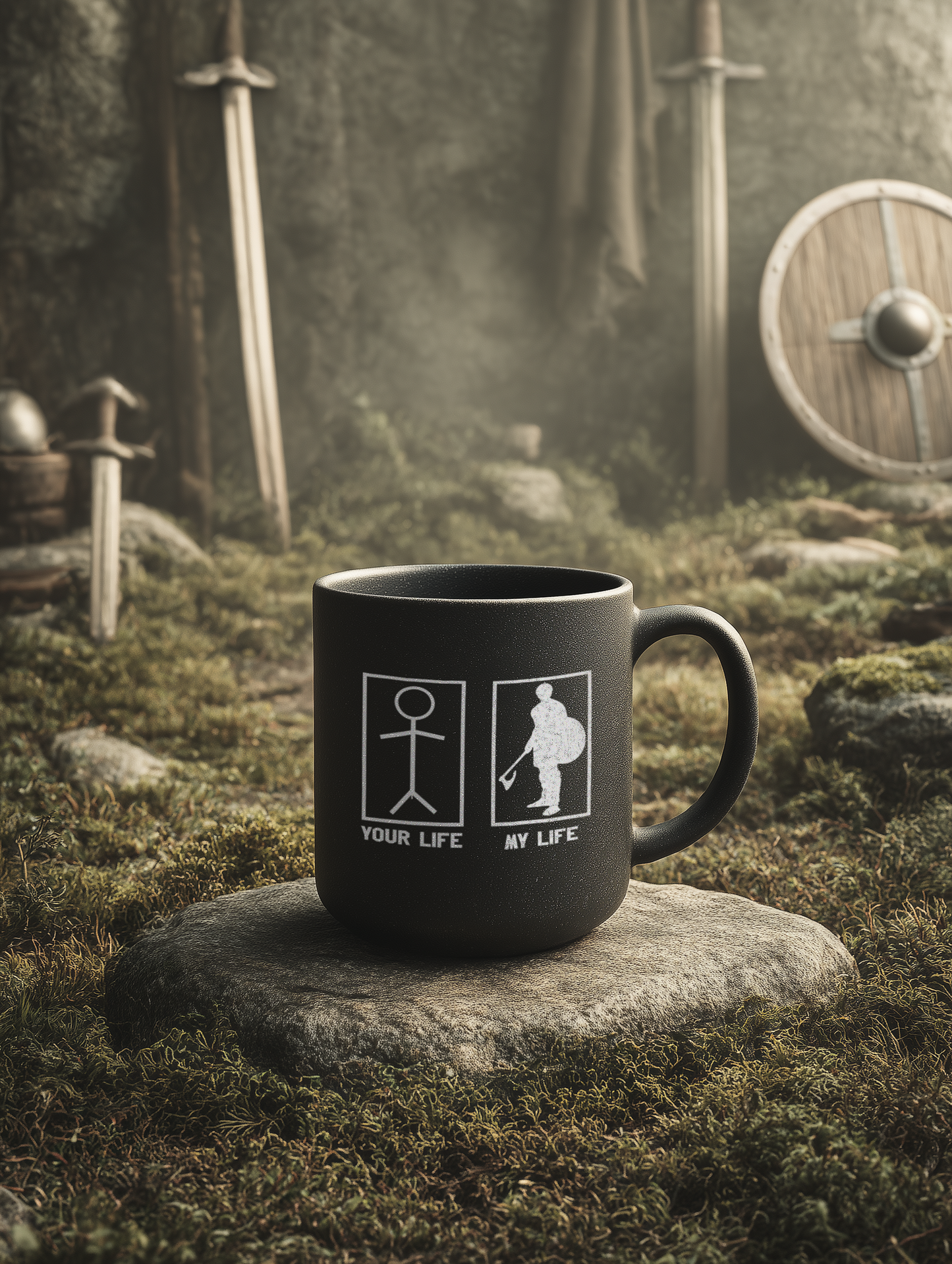 Buhurt Keramik Tasse Schwarz- My Buhurt Life- Bouhourt Mug
