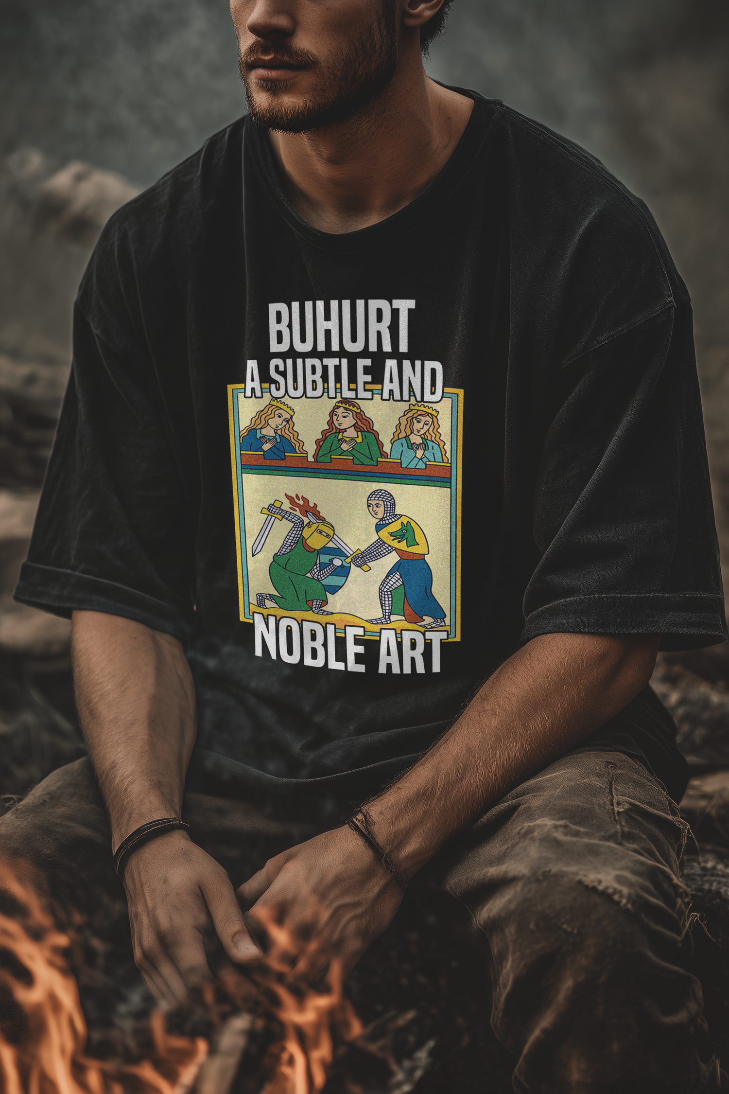 Schwere Oversized Bio Shirt's