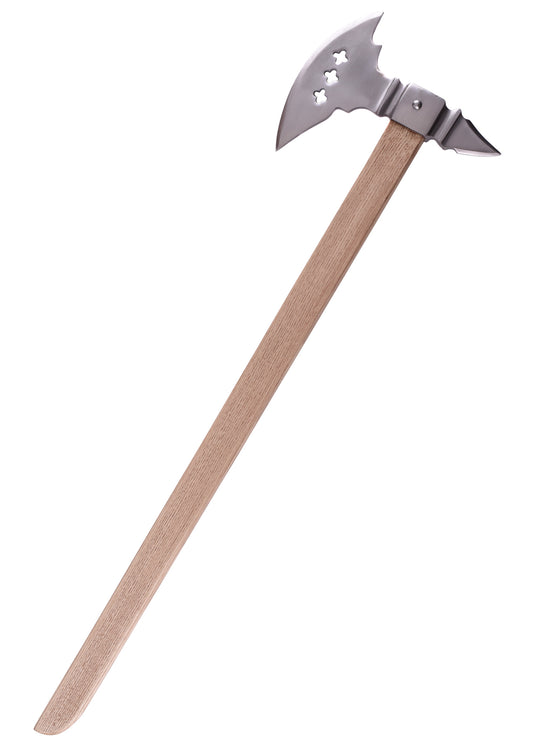 Schlachtaxt um 1460 – Mittelalterliche Reiteraxt Replik (73 cm)