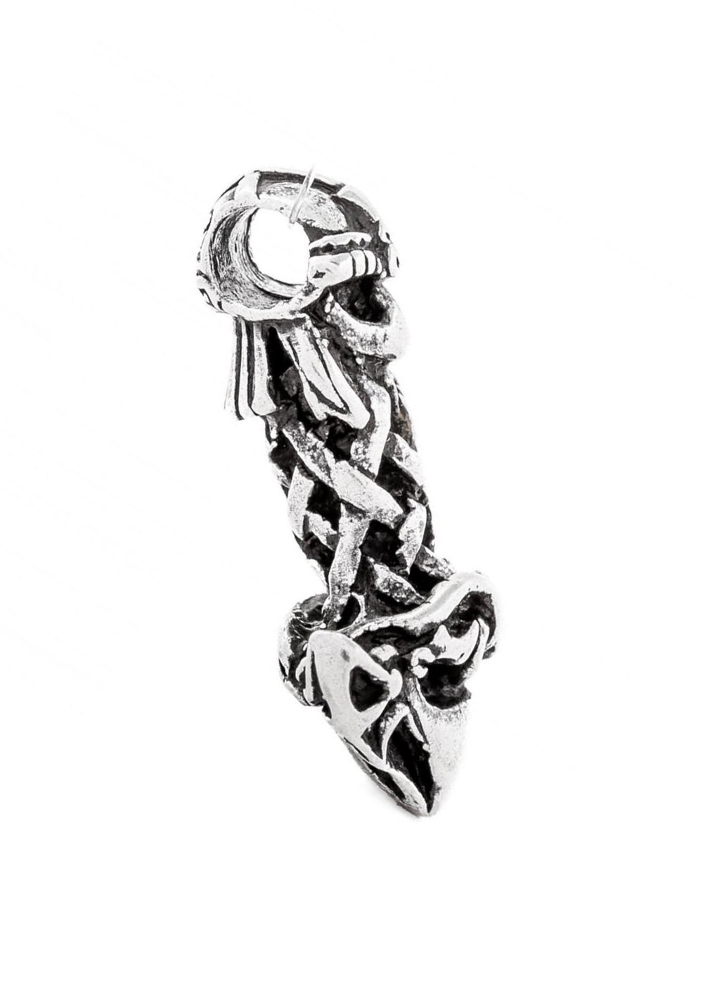Thorshammer Anhänger Silber – Mjölnir Wikinger Kettenanhänger 925 Sterling Silber