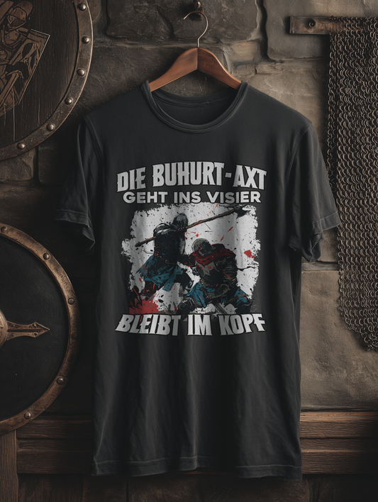 Buhurt Herren Premium T-Shirt | Bleibt Im Kopf | Bouhourt Männer Shirt