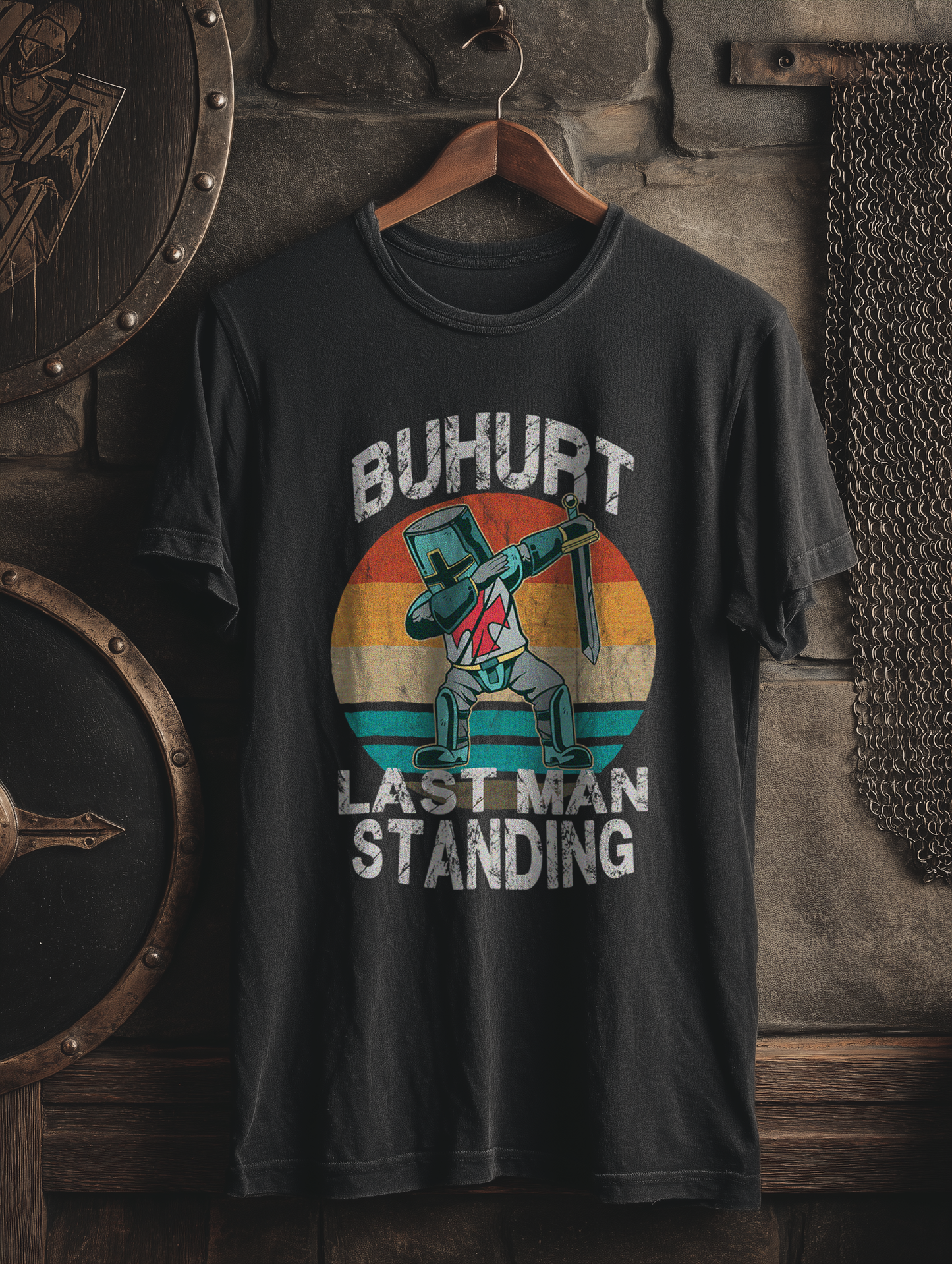 Buhurt Herren Premium T-Shirt - Dabing Cartoon Ritter