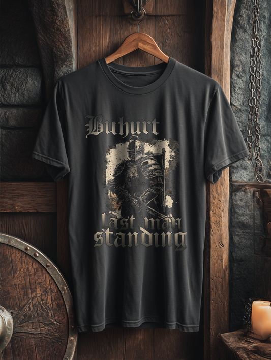 Herren Premium T-Shirt  | Buhurt „Last Man Standing“ | Bouhourt Shirt