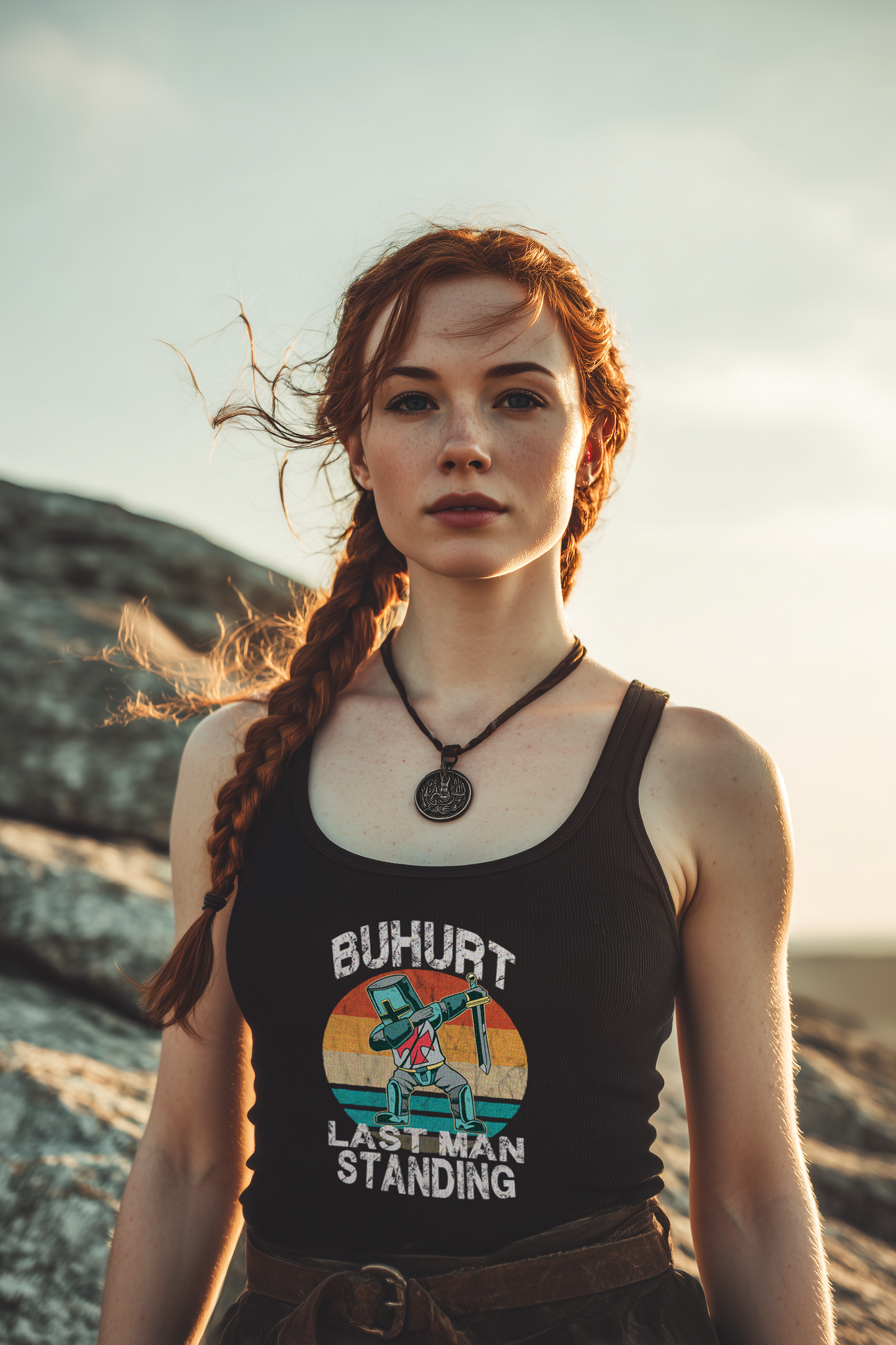 Last Man Standing Chibi Ritter – Damen Buhurt Tank Top Frauen Bio Tank-Top