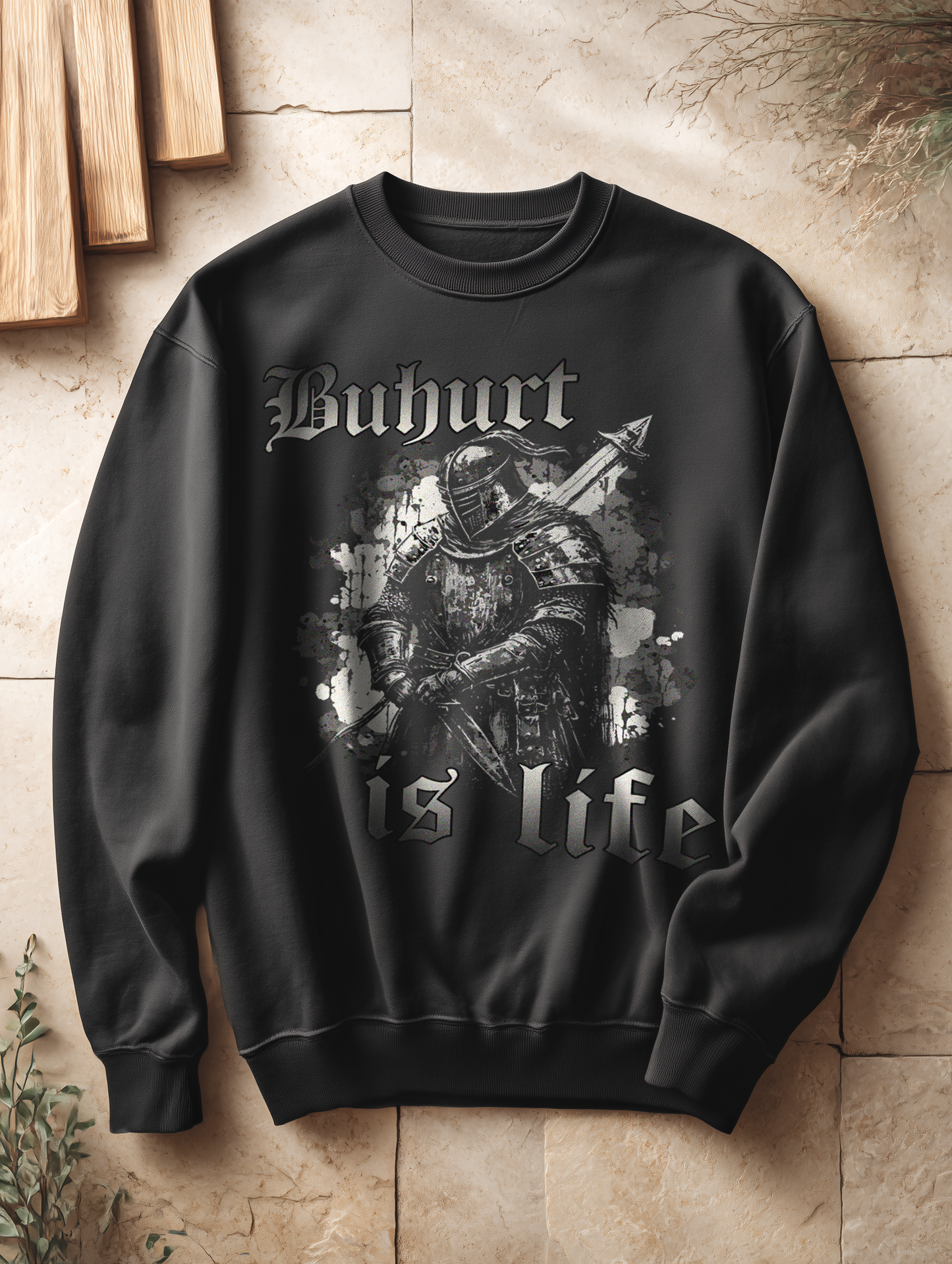 Buhurt Is Life | Damen Bio Oversized Sweatshirt | Bouhourt Frauen Pullover